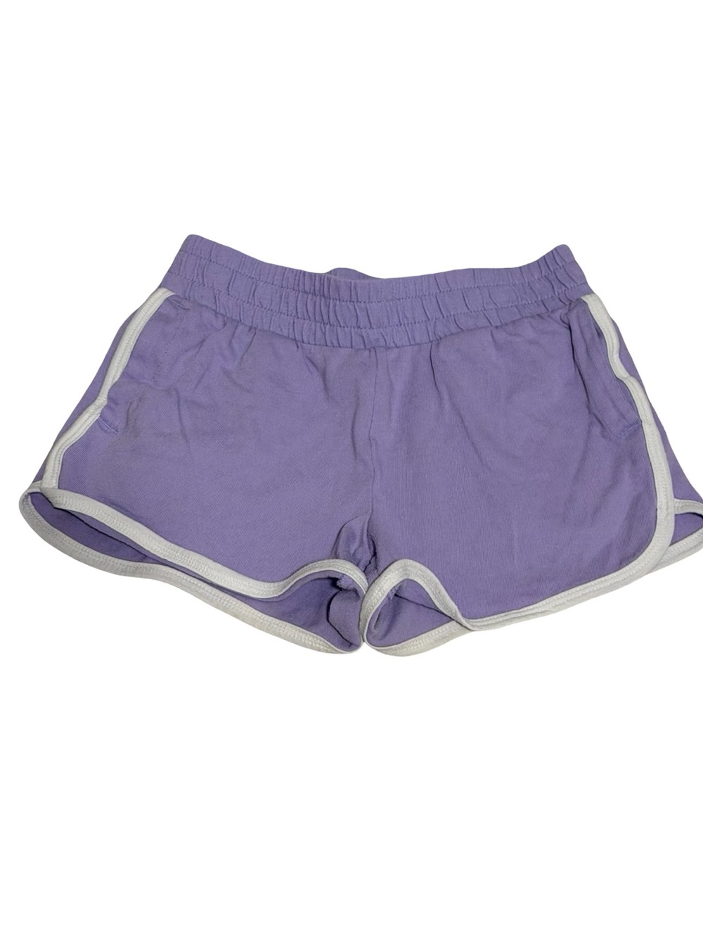 Wonder Nation Girls Purple Athletic Shorts White Trim Size 5T